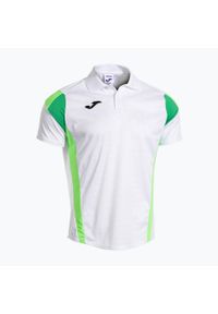 Koszulka tenisowa męska Joma Montreal. Kolor: zielony, biały, wielokolorowy. Sport: tenis