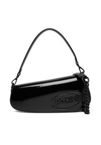 Just Cavalli Torebka 79RA4BZ3 Czarny. Kolor: czarny. Materiał: skórzane