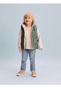 Reserved - Jeansy Carrot - niebieski. Kolor: niebieski. Materiał: jeans