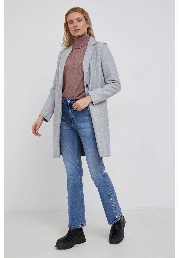 only - Only Jeansy Hailey damskie high waist. Stan: podwyższony. Kolor: niebieski
