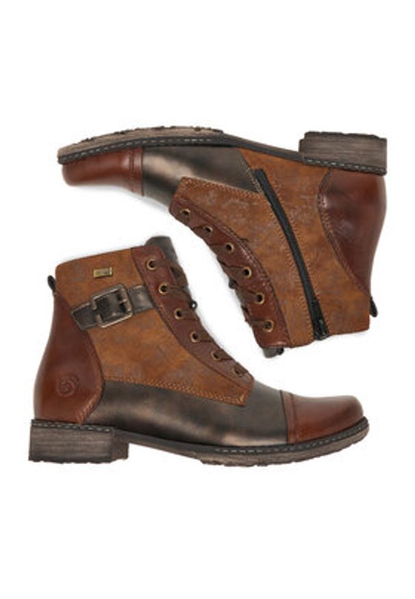 Remonte Trzewiki CEO-D4381-24 Brązowy. Kolor: brązowy. Materiał: materiał