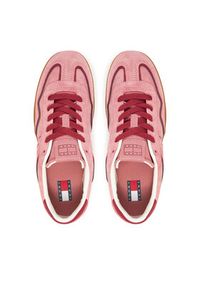 Tommy Jeans Sneakersy The Greenwich EN0EN02806 Różowy. Kolor: różowy. Materiał: zamsz, skóra #4