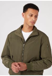 Wrangler - WRANGLER BOMBER JACKET MĘSKA KURTKA PRZEJŚCIOWA MILITARE W4C5W3G40