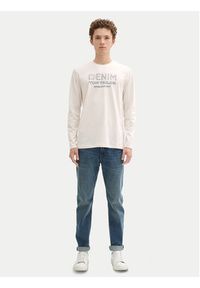 Tom Tailor Denim Longsleeve 1043484 Écru Regular Fit. Materiał: bawełna. Długość rękawa: długi rękaw #2