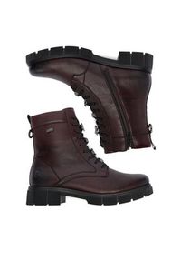 Remonte Trzewiki CEO-D2S73-35 Bordowy. Kolor: czerwony. Materiał: skóra #2