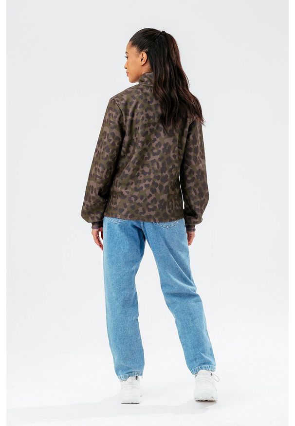 Hype bluza damski kolor fioletowy lekki. Okazja: na co dzień. Typ kołnierza: kaptur. Kolor: fioletowy. Długość: krótkie. Styl: casual