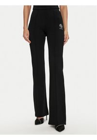 Guess Spodnie materiałowe Elea V4YB01 KCDN0 Czarny Slim Fit. Kolor: czarny. Materiał: wiskoza #1