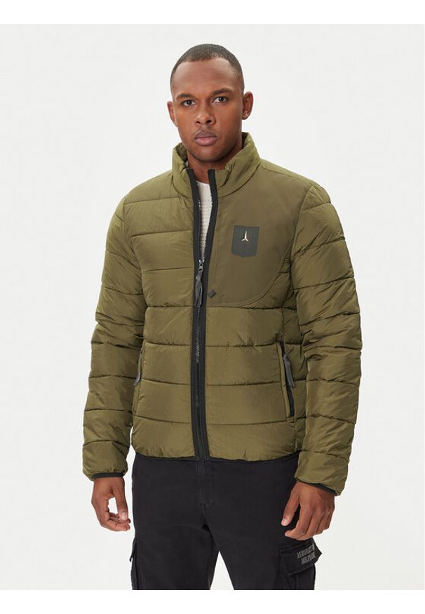 Aeronautica Militare Kurtka przejściowa 252AB3022UCT04214 Zielony Regular Fit. Kolor: zielony. Materiał: syntetyk