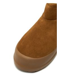 Moon Boot Śniegowce Luna Low Suede Boot 80D2480040 Brązowy. Kolor: brązowy. Materiał: zamsz, skóra #4