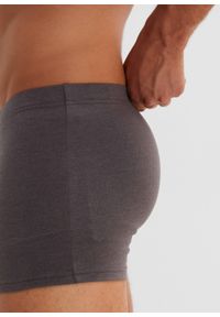 bonprix - Bawełniane bokserki, dopasowany fason (3 pary). Kolor: szary. Materiał: jersey, bawełna #2