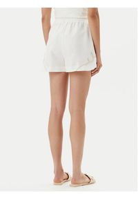 ACCESS FASHION Szorty materiałowe 53-5060-133 Biały Loose Fit. Kolor: biały. Materiał: len #5