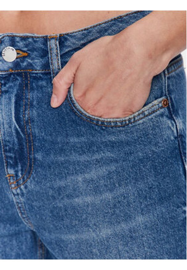 United Colors of Benetton - United Colors Of Benetton Jeansy 49BTDF02Z Niebieski Cropped Fit. Kolor: niebieski