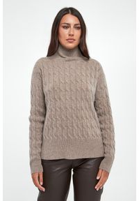 Marella Sport - Sweter damski wełniany Aereo MARELLA SPORT. Materiał: wełna. Styl: sportowy #3