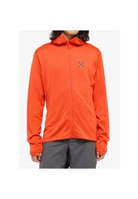 Haglöfs - Bluza z kapturem męska Haglofs L.I.M Mid Multi II Hood. Typ kołnierza: kaptur. Kolor: czerwony