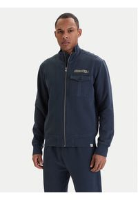 Aeronautica Militare Dres 261TF0116UF00676 Granatowy Regular Fit. Kolor: niebieski. Materiał: bawełna #3