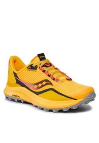 Saucony Buty do biegania Peregrine 12 S20737-16 Żółty. Kolor: żółty. Materiał: materiał #3