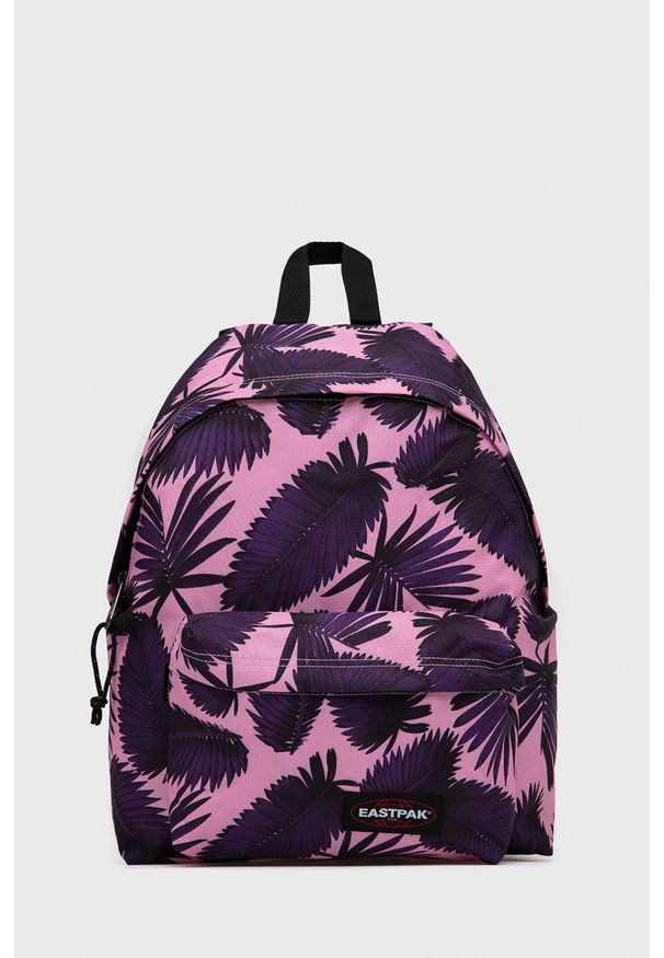 Eastpak plecak damski kolor fioletowy duży wzorzysty. Kolor: fioletowy