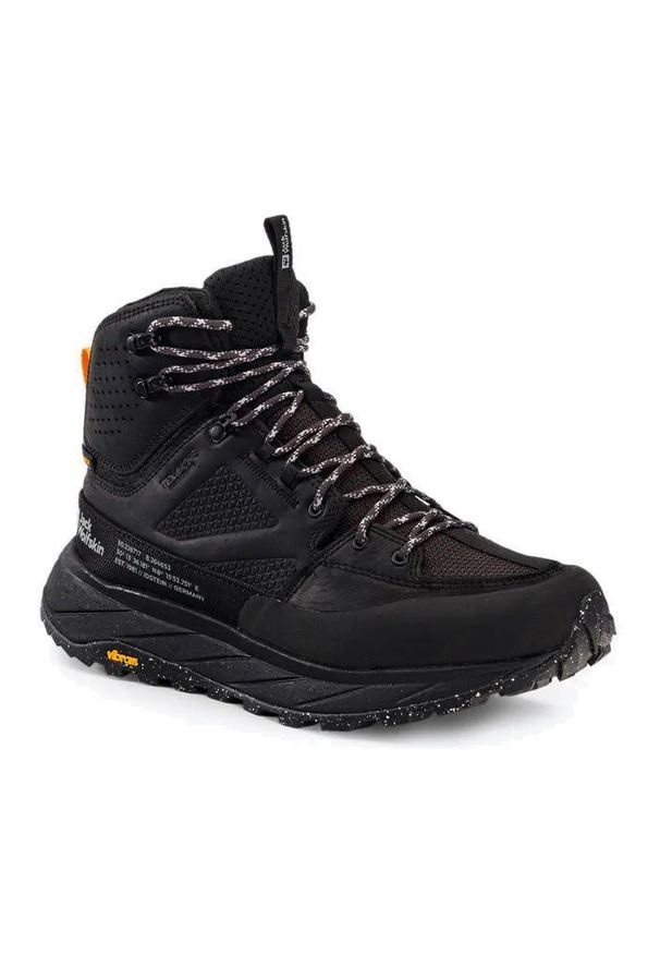 Buty trekkingowe męskie Jack Wolfskin Terraquest Texapore Mid. Kolor: czarny