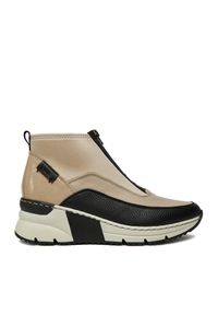 Sneakersy Rieker. Kolor: beżowy