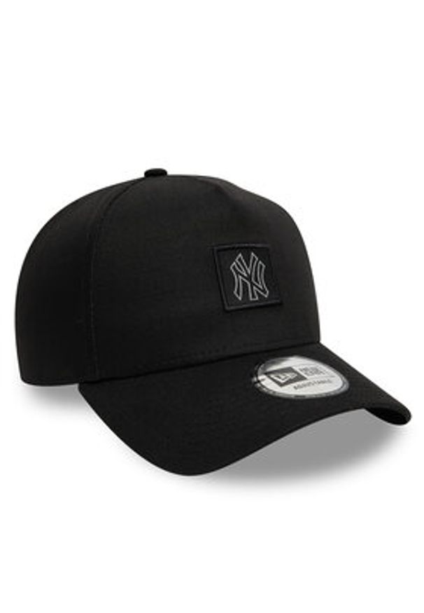New Era Czapka z daszkiem Metallic Patch Eframe New York Yankees 60595208 Czarny. Kolor: czarny. Materiał: materiał, bawełna