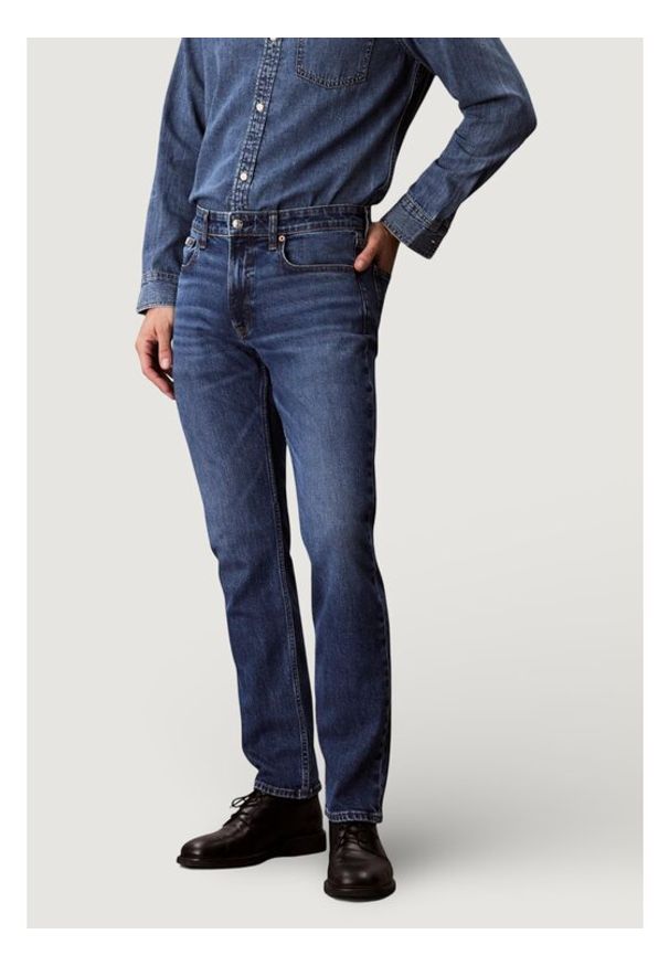 Calvin Klein Jeans Jeansy Slim Hampton Jean LV04RB735G Niebieski Slim Fit. Kolor: niebieski
