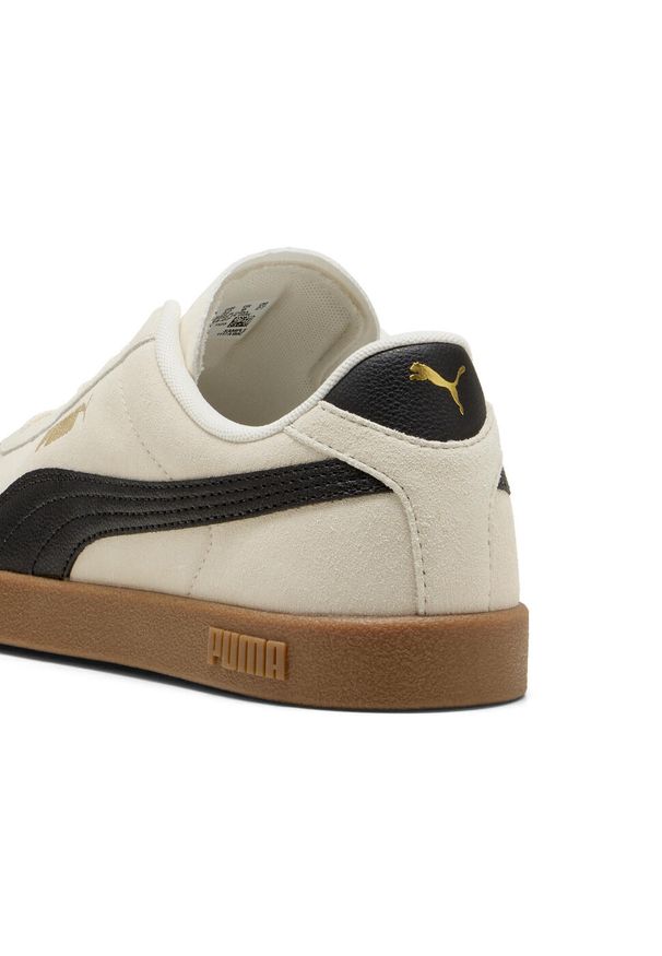 Puma - Sneakersy zamszowe unisex PUMA Club II PUMA Alpine Snow Black Gold White. Kolor: czarny, biały, wielokolorowy. Materiał: zamsz. Sport: turystyka piesza