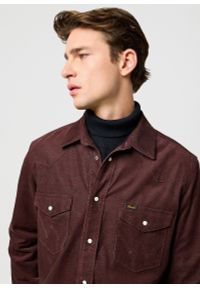 Wrangler - MESKA KOSZULA SZTRUKSOWA WRANGLER WESTERN CORD SHIRT MAHOGANY 112371428. Materiał: sztruks #2