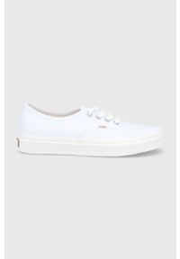 Vans Tenisówki damskie kolor biały. Nosek buta: okrągły. Zapięcie: sznurówki. Kolor: biały. Materiał: bawełna, guma #1