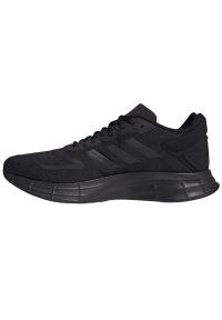 Adidas - Buty do biegania adidas Duramo 10 M GW8342 czarne. Zapięcie: sznurówki. Kolor: czarny. Materiał: guma, syntetyk, materiał. Szerokość cholewki: normalna