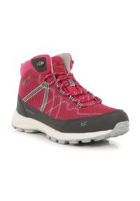 Regatta - Damskie buty trekkingowe Lady Samaris Lite różowe. Okazja: na spacer. Kolor: różowy. Materiał: poliester #1