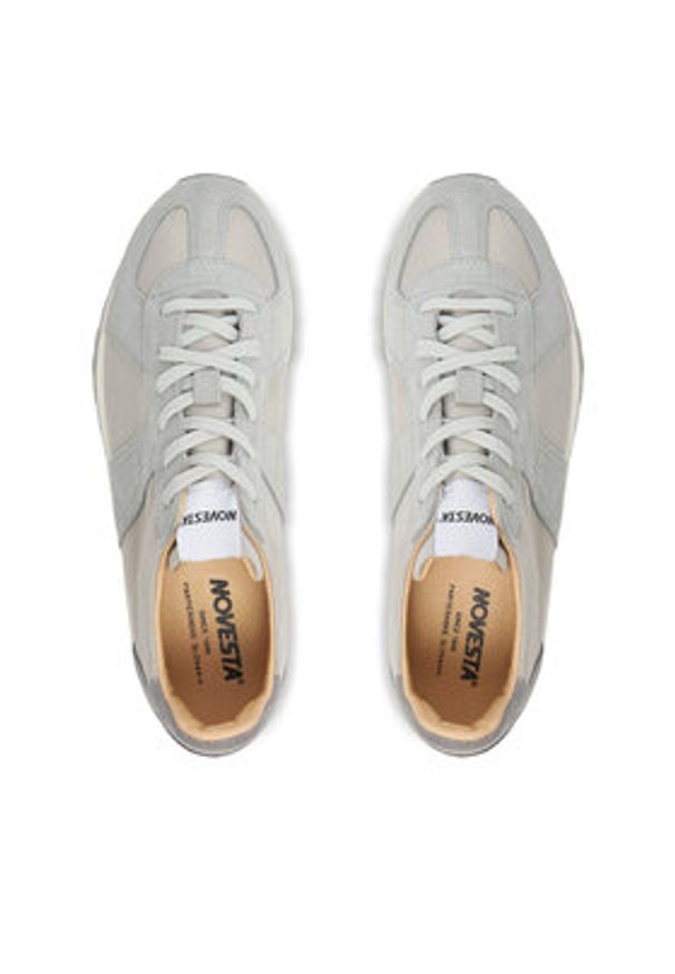 Novesta Sneakersy Gat Trail N259004-910GRI212 Szary. Kolor: szary. Materiał: zamsz, skóra