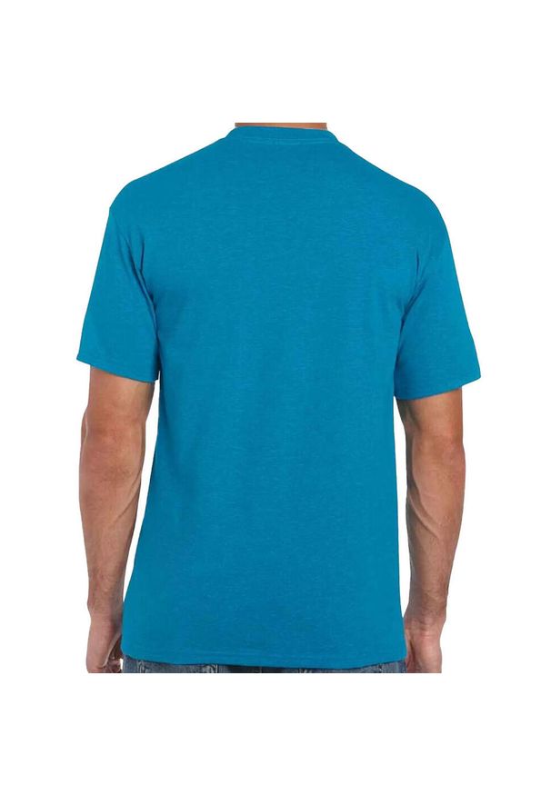 GILDAN - Wrzosowa Koszulka Bawełniana Dla Dorosłych Unisex. Kolor: niebieski. Materiał: bawełna