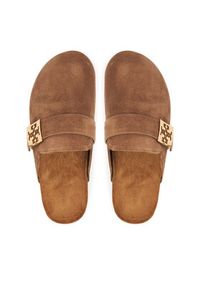 Tory Burch Klapki Mellow Mule 154446 Brązowy. Kolor: brązowy. Materiał: skóra #3