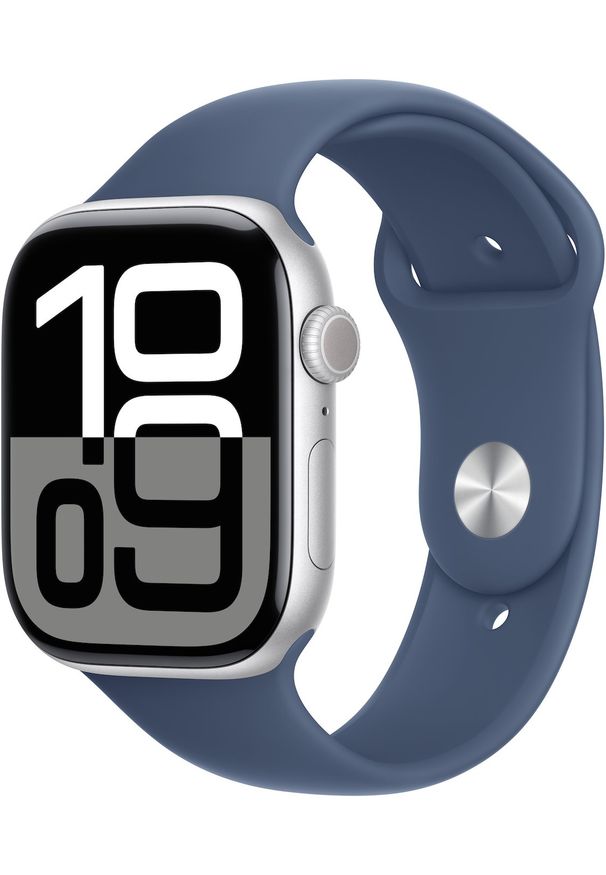 APPLE - Apple Watch Series 10 | Smart watch | GPS (satellite) | Always-On Retina | Waterproof | Silver one size. Rodzaj zegarka: smartwatch