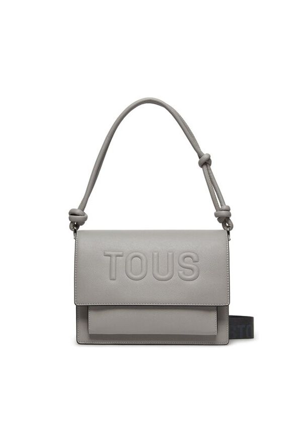 Tous - TOUS Torebka La Rue New 395910081 Szary. Kolor: szary. Materiał: skórzane