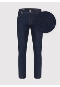 Pako Lorente - PAKO LORENTE – Granatowe spodnie męskie jeans. Okazja: na co dzień. Kolor: niebieski. Materiał: jeans. Styl: klasyczny, casual