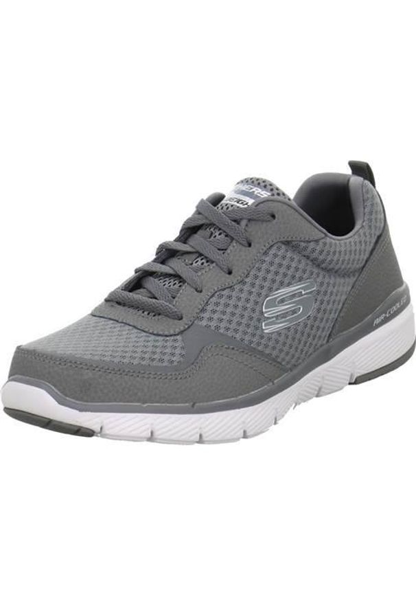 skechers - Buty do chodzenia męskie Skechers Advantage 30. Zapięcie: sznurówki. Kolor: szary. Materiał: materiał, syntetyk. Szerokość cholewki: normalna. Sport: turystyka piesza