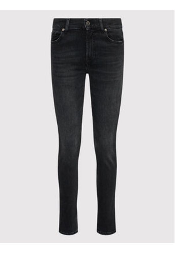 7 FOR ALL MANKIND - 7 For All Mankind Jeansy Roxanne JSWXC320LB Czarny Slim Fit. Kolor: czarny