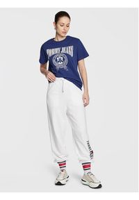 Tommy Jeans Spodnie dresowe Archive DW0DW14994 Biały Relaxed Fit. Kolor: biały. Materiał: bawełna, syntetyk #4