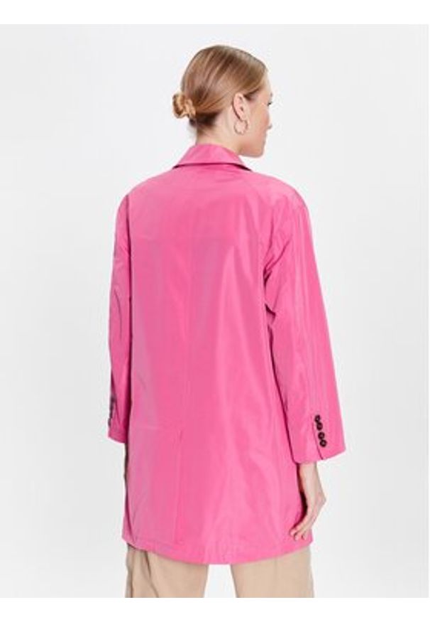 Marella Płaszcz przejściowy Ampolla 2330210534 Różowy Regular Fit. Kolor: różowy. Materiał: syntetyk