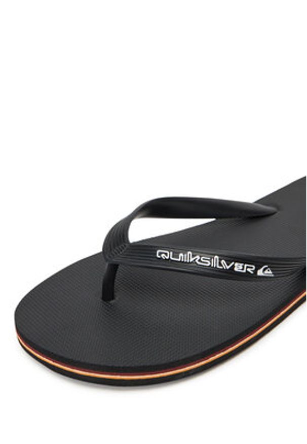 Quiksilver Japonki 839474 Czarny. Kolor: czarny. Materiał: syntetyk