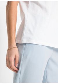 Shirt z nadrukiem bonprix biały z nadrukiem. Kolor: biały. Wzór: nadruk #4