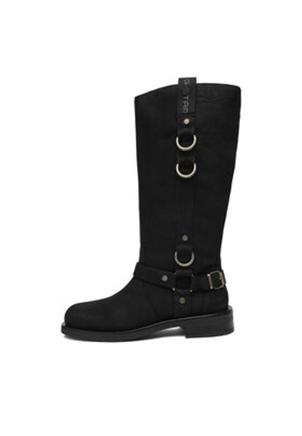 G-Star RAW - G-Star Raw Kozaki CEO-WI45-CHRISTIAN-02 Czarny. Kolor: czarny. Materiał: nubuk, skóra