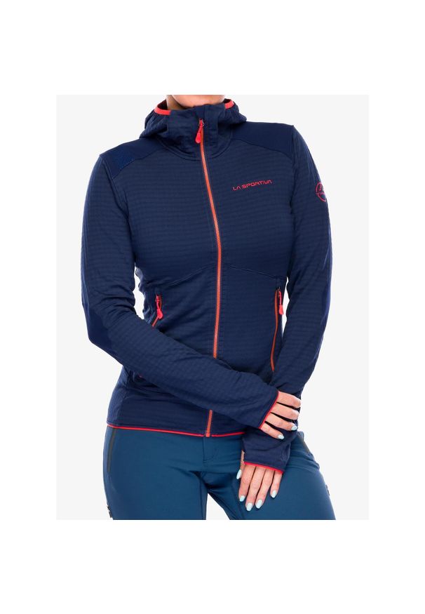 LA SPORTIVA - Bluza z kapturem damska La Sportiva Lucendro Thermal Hoody. Typ kołnierza: kaptur. Kolor: niebieski
