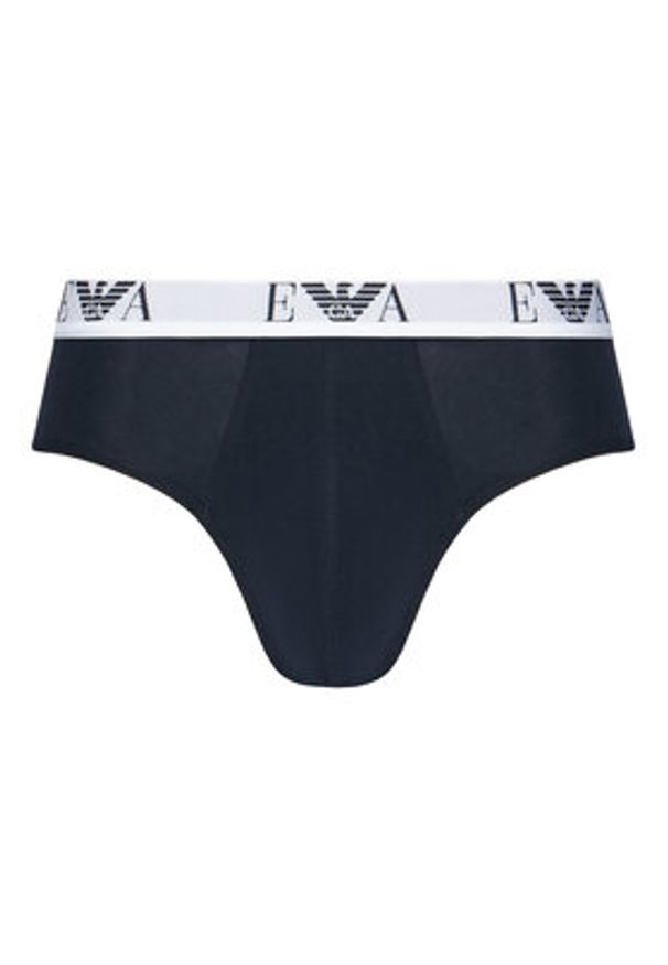 Emporio Armani Underwear Komplet 3 par slipów EM000258 AF14131 MB139 Granatowy. Kolor: niebieski. Materiał: bawełna