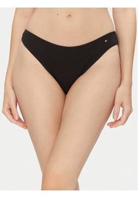 TOMMY HILFIGER - Tommy Hilfiger Komplet 3 par fig brazylijskich UW0UW05968 Czarny. Kolor: czarny. Materiał: bawełna