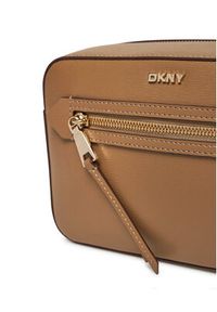 DKNY Torebka R42E3E22 Brązowy. Kolor: brązowy. Materiał: skórzane