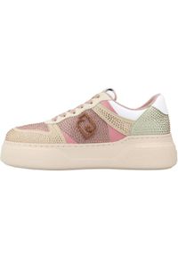 Liu Jo - Kapcie LIU-JO TAMI 02 Rose. Kolor: różowy. Materiał: syntetyk, tkanina, skóra. Styl: sportowy