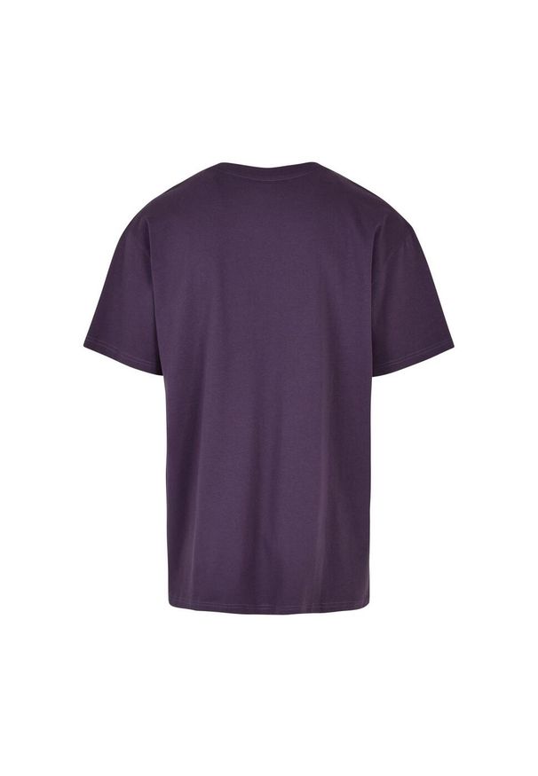 BUILD YOUR BRAND - Ponadwymiarowa Koszulka Dla Dorosłych Unisex Heavyweight. Kolor: fioletowy