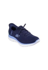 skechers - Buty sportowe Sneakersy damskie, Slip-Ins: Summits - New Daily. Kolor: niebieski. Model: Skechers Sport. Sport: turystyka piesza #1
